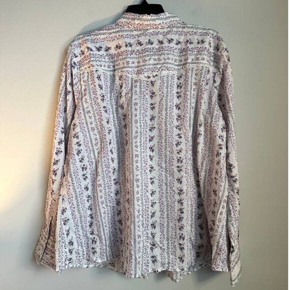 Jamaica Bay Floral Cotton Button Down Shirt Size XXL - Picture 2 of 7